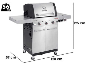 Char-broil Professional Pro S 3 BBQ a gas Tru-infrared 3 bruciatori + 1 laterale