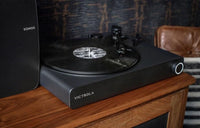 Victrola Stream Onyx Giradischi in vinile a 3 velocità modalità wireless