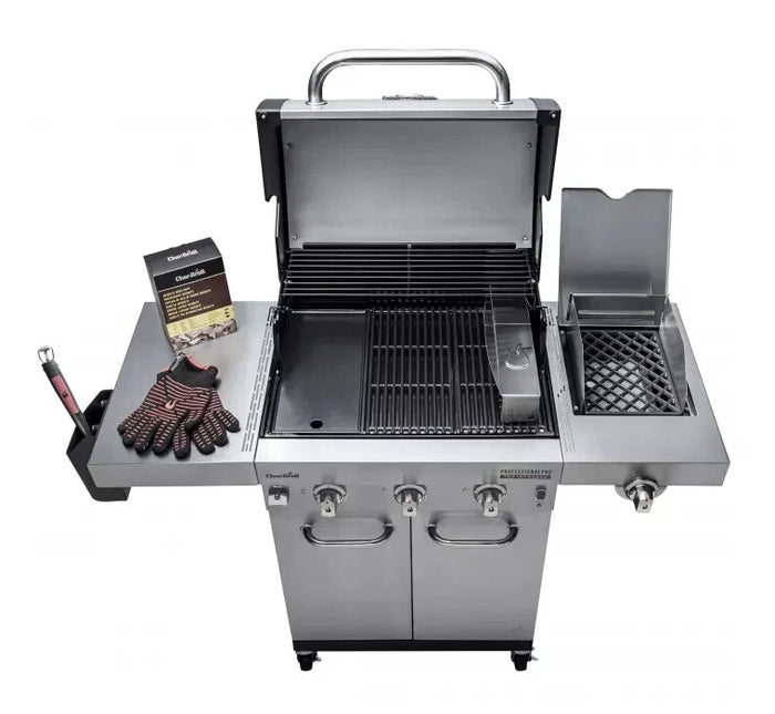 Char-broil Professional Pro S 3 BBQ a gas Tru-infrared 3 bruciatori + 1 laterale