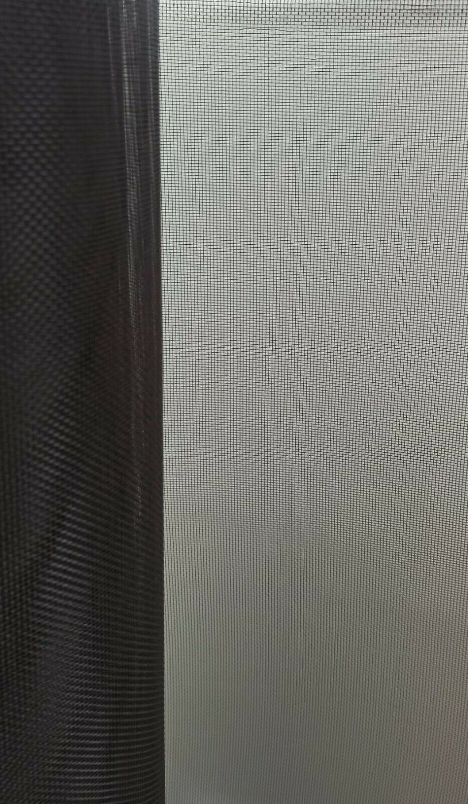 Rete Zanzariera 120 cm X 15 metri Alluminio Americana 18/16 Nera  