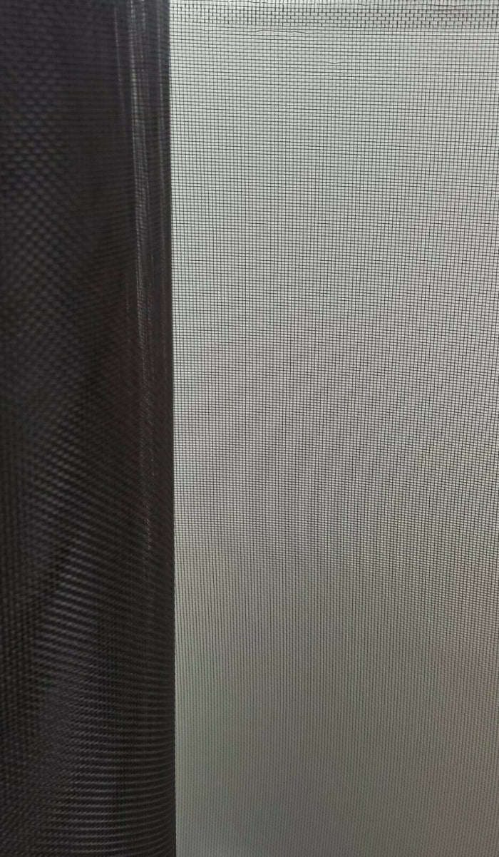 Rete Zanzariera 120 cm X 20 metri Alluminio Americana 18/16 Nera  