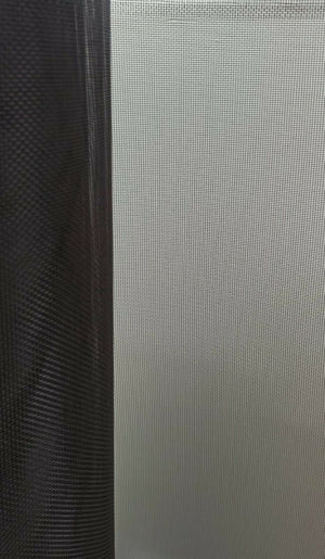 Rete Zanzariera 100 cm X 10 metri Alluminio Americana 18/16 Nera 