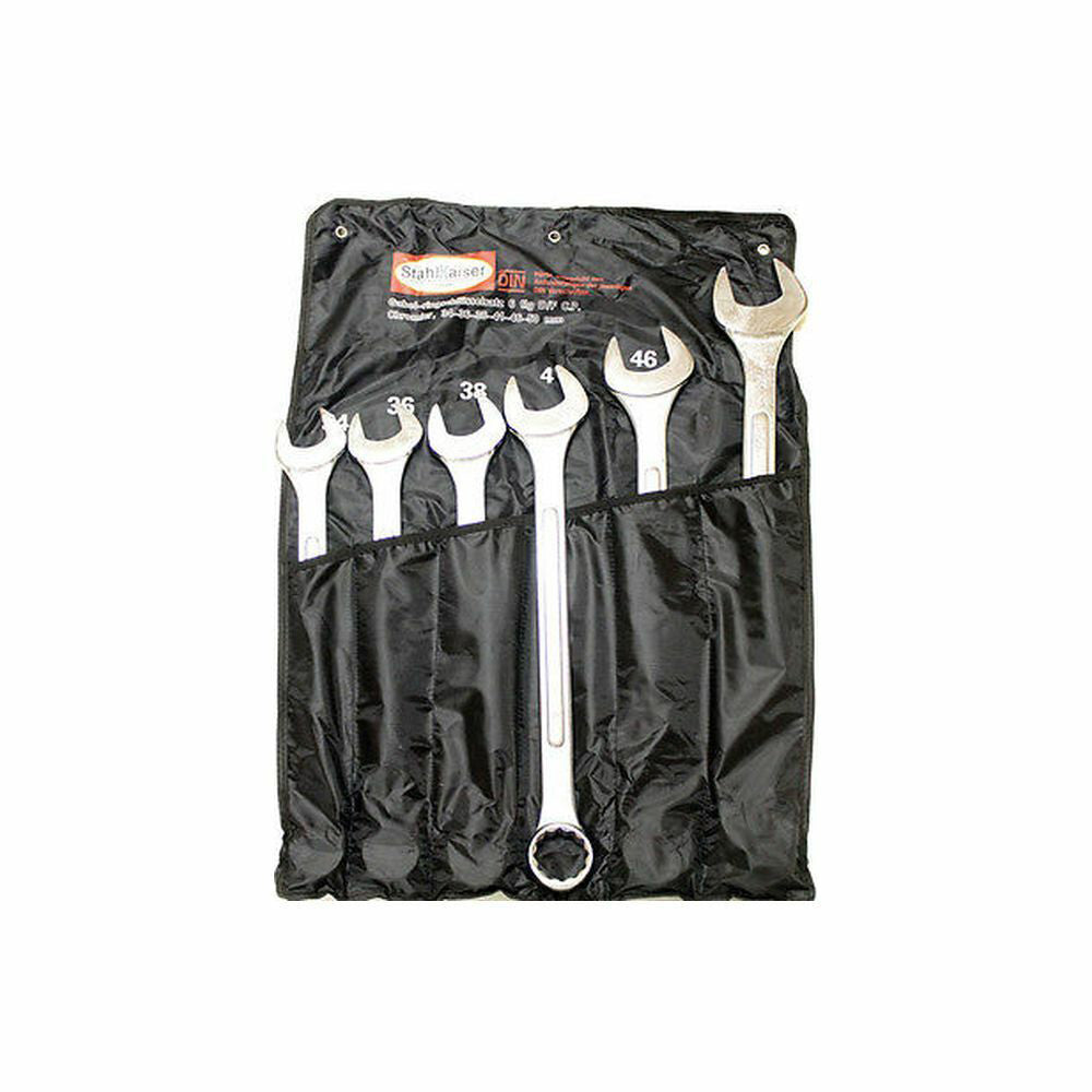SET CHIAVI COMBINATE STELLA E FISSA 6pz 34-50mm ACCIAIO STAHLKAISER 13567