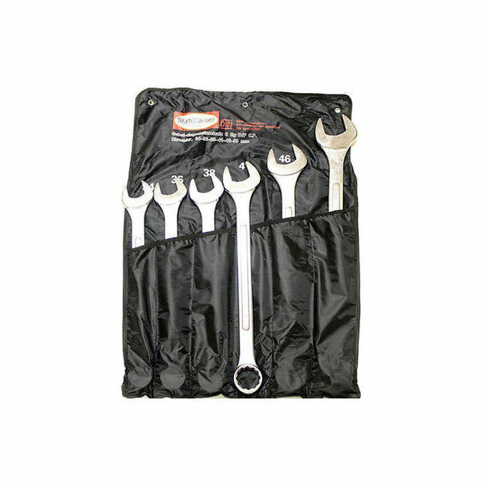 SET CHIAVI COMBINATE STELLA E FISSA 6pz 34-50mm ACCIAIO STAHLKAISER 13567