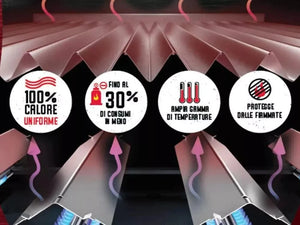 Char-broil Professional Pro S 3 BBQ a gas Tru-infrared 3 bruciatori + 1 laterale