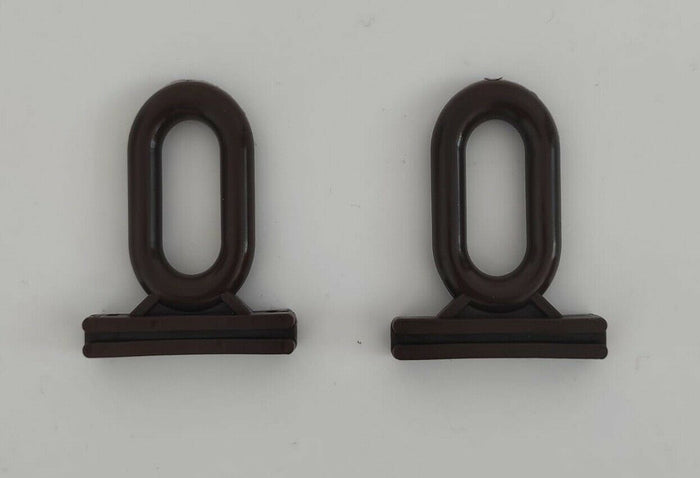 Braccetti per Tende da Sole in Alluminio 50 cm Coppia Kit con Occhioli Vari Colori