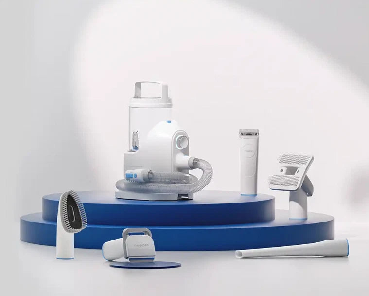 Neakasa - Kit di toelettatura P2 Pro 5-in-1 con aspirapeli per cani / gatti