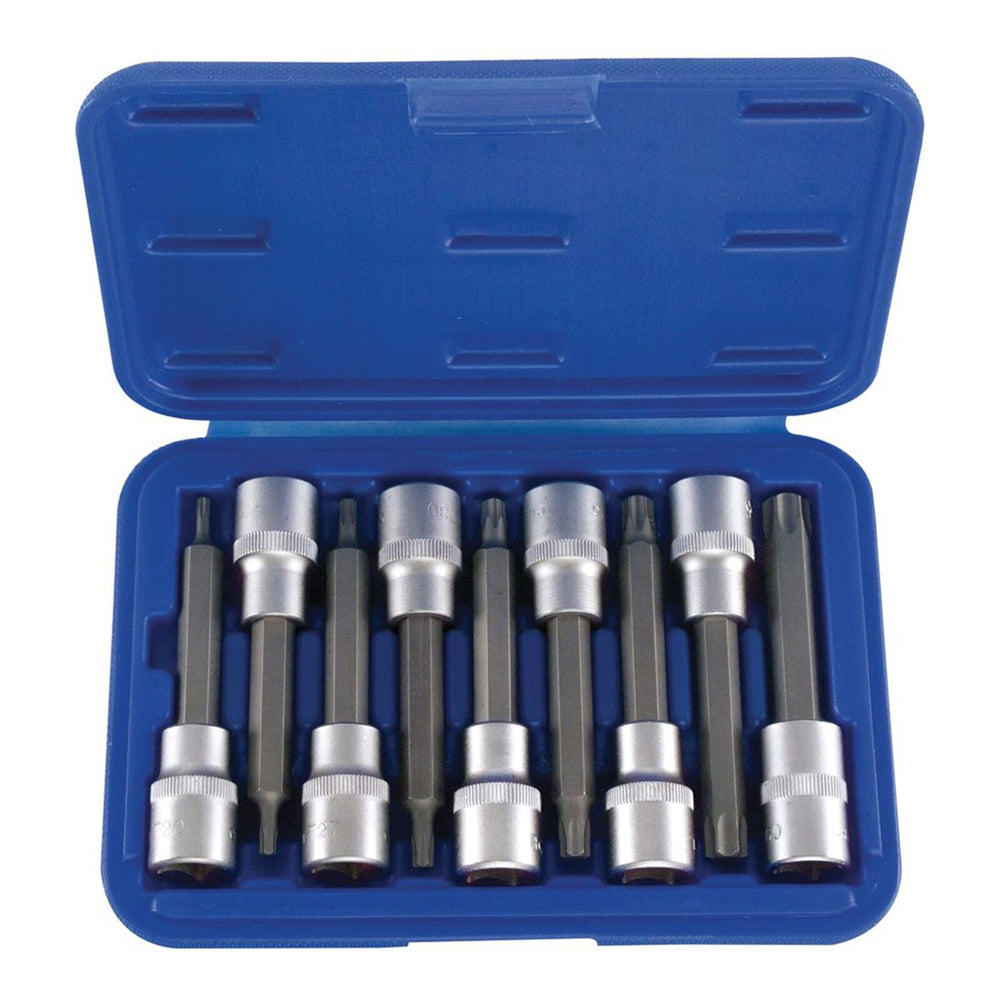 SERIE SET 9pz CHIAVI A BUSSOLA 1/2" INSERTO TORX T20-T60 CONDOR 5065