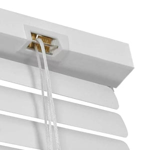 Tenda Veneziana 100x180 Cm Alluminio Bianca Lamelle Inclinabili 25 mm Parasole Finestre Porte