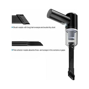 ASPIRAPOLVERE 3 IN 1 SENZA FILI RICARICABILE AUTO CASA UFFICIO ASPIRA SOFFIA USB