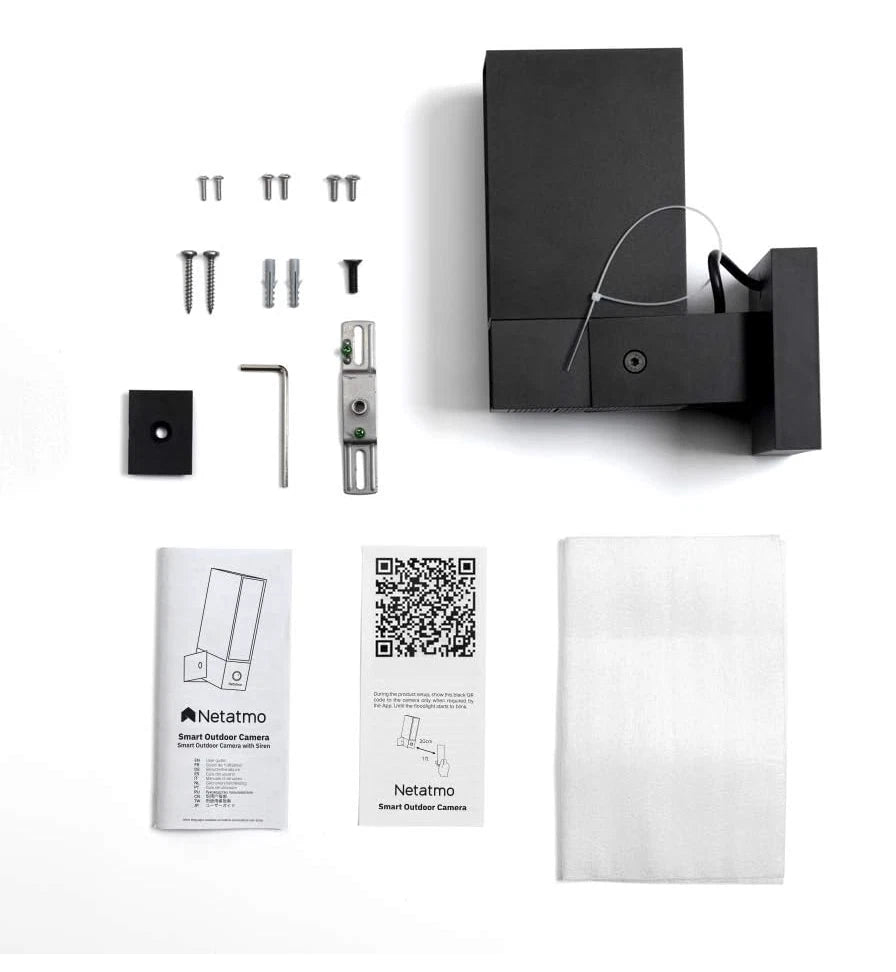 Netatmo NOC-S-EC Telecamera di sorveglianza da esterno 1920 x 1080 Pixel Wall, prodotto ricondizionato