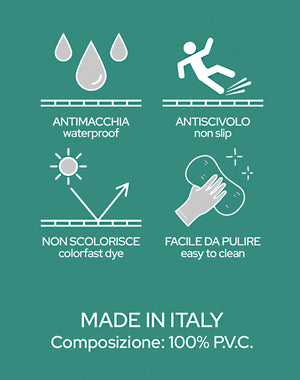 Tappeto Cucina Natale Gomma Pvc 50x90 Cm Moderno Antimacchia Antiscivolo Addobbi Natalizi (B)