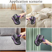 ASPIRAPOLVERE PORTATILE STERILIZZATORE UV PULIZIA ACARI MATERASSI TAPPETI 100W