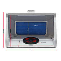 Cabina di aspirazione 9m³/min Illuminazione LED doppia ventilazione regolabile 16_0002403