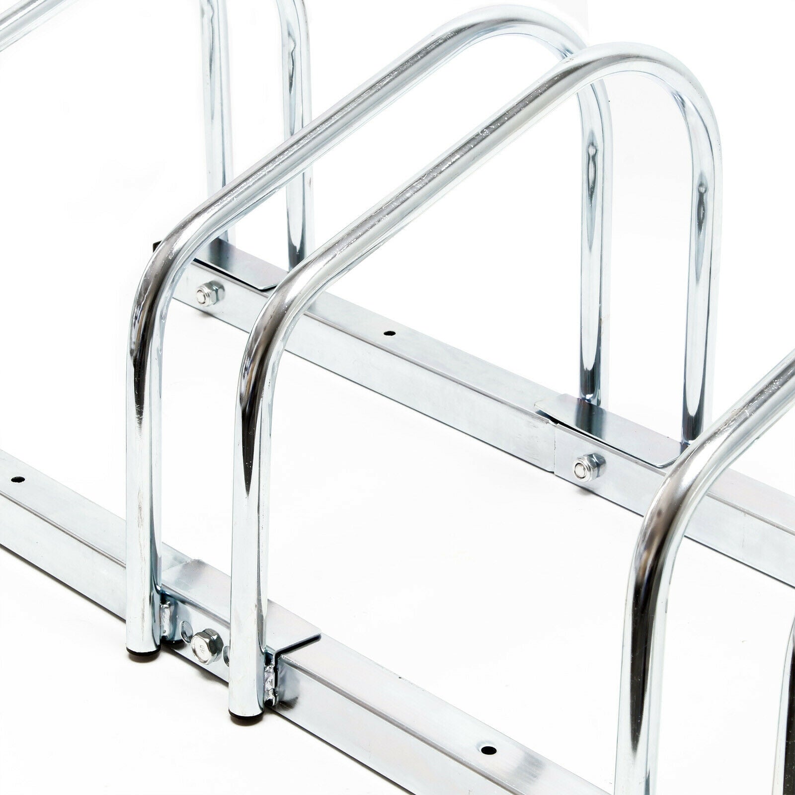 Portabici da pavimento per 5 biciclette cm 130,5 in metallo zincato 16_0001501