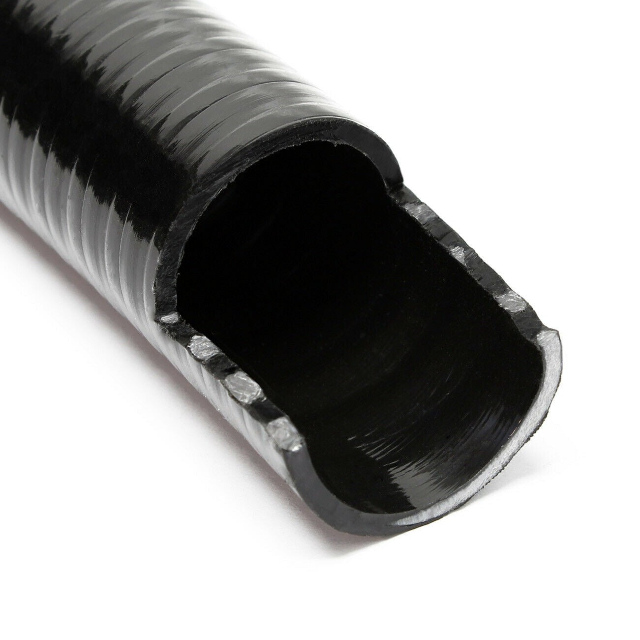 Tubo flessibile per laghetto 25 m PVC diametro 40 mm 610 g/m pompa per laghetto acqua nero 16_0001605
