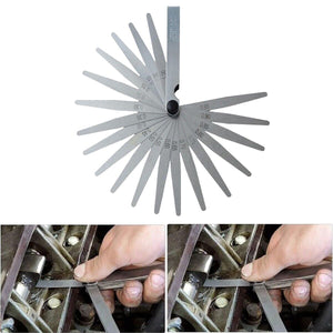 SPESSIMETRO VALVOLE DI PRECISIONE 20 LAME DI SPESSIMETRO IN ACCIAIO 0.05-1.00mm