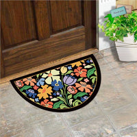 Zerbino Gomma Sostenibile 40X70 Antiscivolo Ingresso Interno Esterno Moderno Semiluna Dis.MD