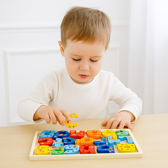 GIOCO EDUCATIVO LEGNO MONTESSORI IMPILABILE ANELLI COLORATI BAMBINI 53563