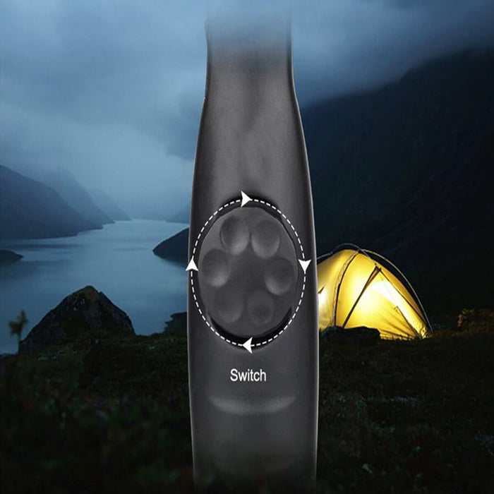 TORCIA LED PORTATILE LAMPADA LAVORO A BATTERIA MAGNETE GANCIO INCLINABILE TE-206