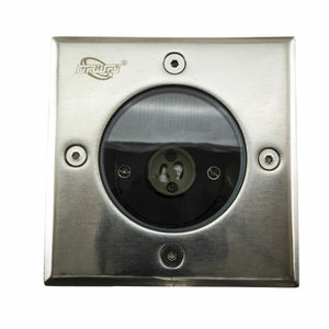 FARETTO FARO CALPESTABILE QUADRATO GU10 LAMPADA FARETTO SEGNAPASSO ESTERNO