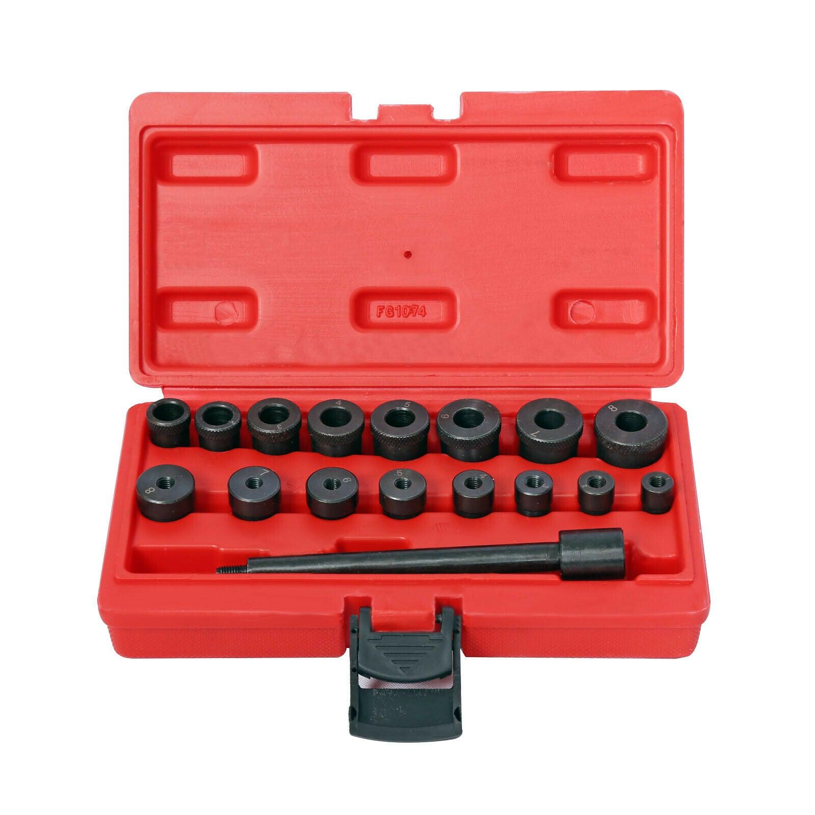 Set di 17 attrezzi per centraggio perno universale per centraggio frizione auto 16_0002580