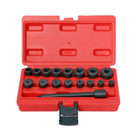 Set di 17 attrezzi per centraggio perno universale per centraggio frizione auto 16_0002580
