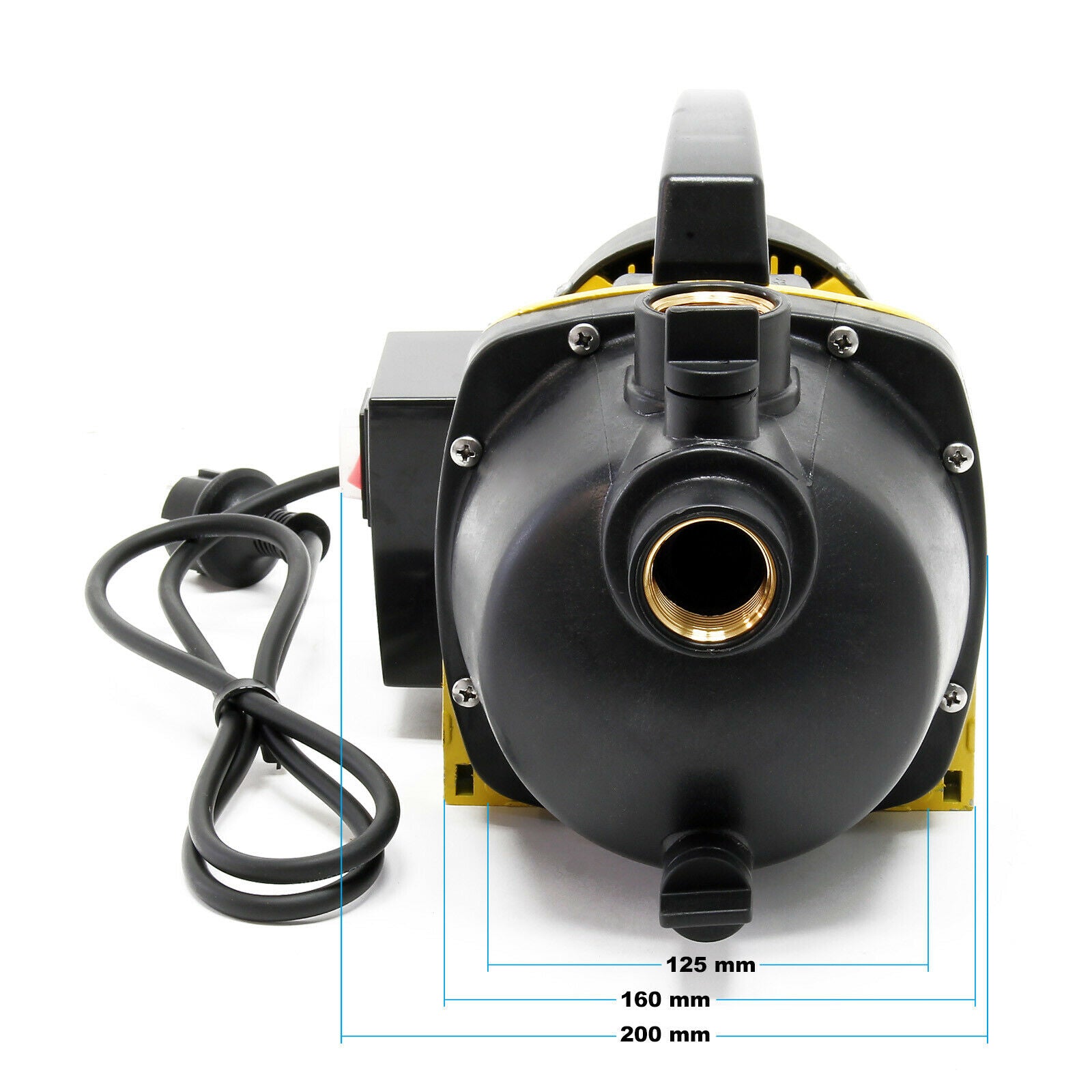 Pompa da giardino Pompa acqua 2800 litri/ora Pompa acqua piovana per laghetto 600 Watt 3,5 bar 16_0002457