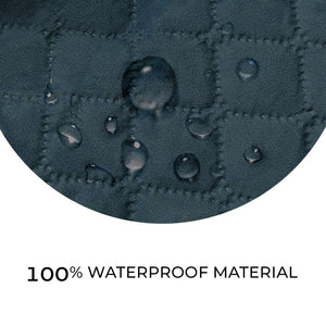 Copri Poltrona Impermeabile Tasche Laterali Proteggi Poltrona Antimacchia Antiscivolo 1 Posto Blu