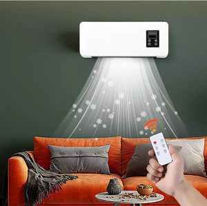Termoventilatore d'aria CALDA e FREDDA da Parete BAGNO con Telecomando ELETTRICO