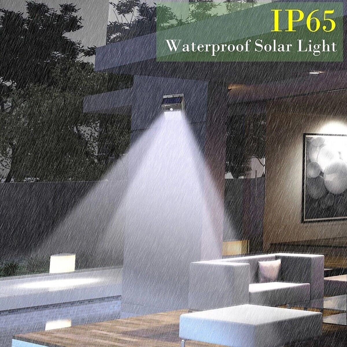 4 FARETTI 30 LED SOLARE ESTERNO LAMPADA GIARDINO FARETTO FOTOVOLTAICO SENSORE