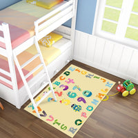 Tappeto Cameretta 75x120 Cm Camera Letto Bambini Moderno Antimacchia Morbido Gioco Bimbi Dis B