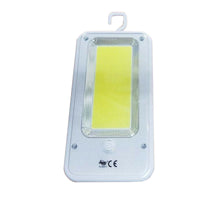 LAMPADA LED COB RICARICABILE 9W LUCE EMERGENZA ARMADI GANCIO CAMPEGGIO TE-B0213