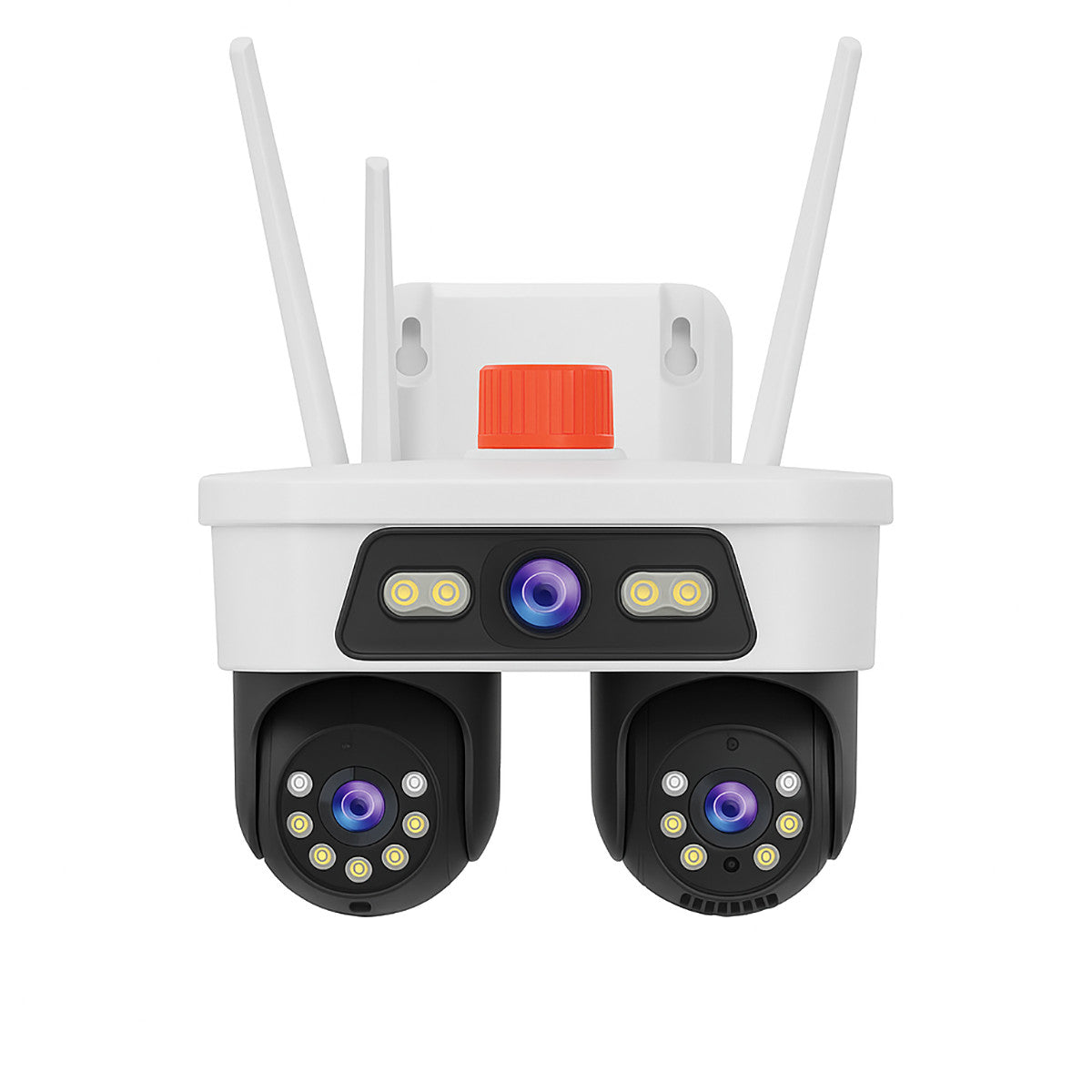 TELECAMERA WIFI JORTAN 8 DOPPIA LENTE HD ESTERNO IP66 VISIONE NOTTURNA COLORI