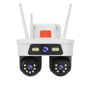 TELECAMERA WIFI JORTAN 8 DOPPIA LENTE HD ESTERNO IP66 VISIONE NOTTURNA COLORI