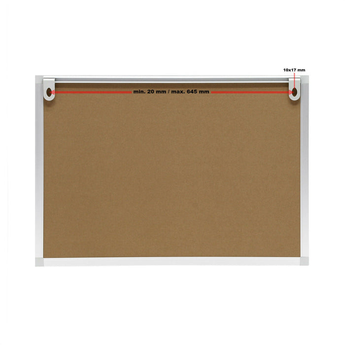 Lavagna magnetica Wattshite da parete 70x50cm 12 magneti inclusi tabellone 16_0002493