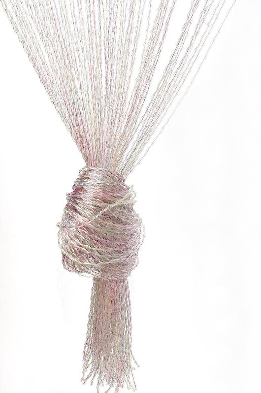 Tenda Antimosche Filo Intrecciato Gomma PVC Moschiera Finestra Porta Ingresso Multicolore - 120x230 Cm