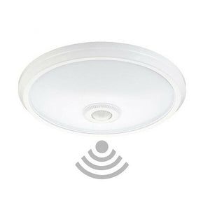 PLAFONIERA LED SOFFITTO ROTONDA 15W LUCE FREDDA SENSORE MOVIMENTO INFRAROSSI 174
