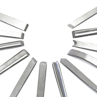 Set ferro da intaglio da 12 pezzi per intaglio del legno con ferro piatto e sgorbia 16_0002835