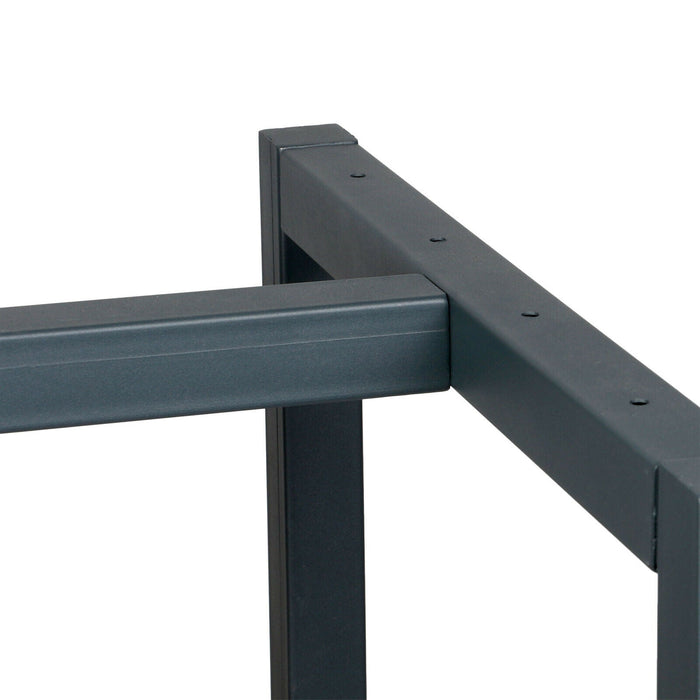 Gamba per banco da lavoro cm 150 rosso antracite acciaio supporto scrivania imballo officina 16_0002509