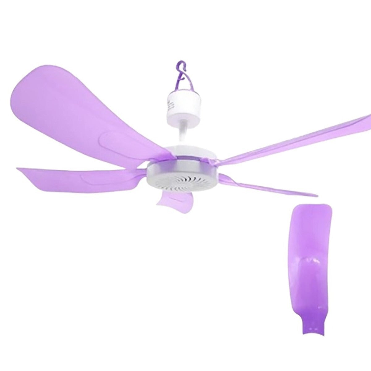 VENTILATORE CASA SOFFITTO 5 PALE ANELLO AGGANCIO ON OFF DIAMETRO 60CM HQ-999A