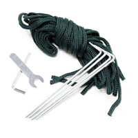 Serra da giardino struttura tubolare serra da 300 cm in film plastico verde 16_0001518