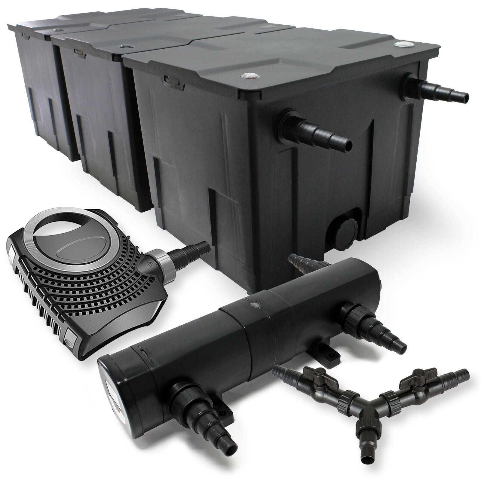 Kit filtrazione laghetto 90.000 litri Sterilizzatore 24 watt Pompa 80 watt 16_0001366