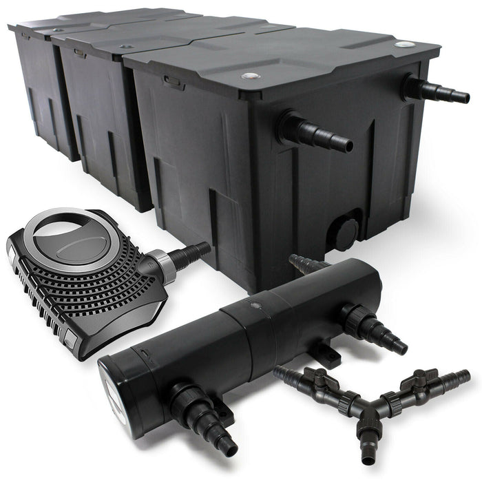 Kit filtrazione laghetto 90.000 litri Sterilizzatore 24 watt Pompa 80 watt 16_0001366