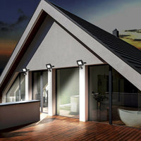 FARO LED FARETTO GIARDINO 100W LUCE FREDDA SENSORE MOVIMENTO CREPUSCOLARE