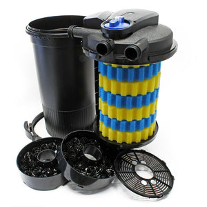 Set kit filtraggio 30000 litri Pompa UVC 18 watt 10000 l/h tubo 10 mt 16_0001900