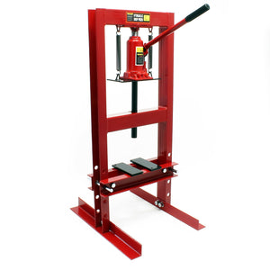 Pressa idraulica pressa da officina pressa a telaio 6 ton pressa a cremagliera rossa 16_0000573