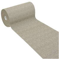 Tappeto Cucina Tinta Unita Striato 54x40 Cm Bordato Assorbente Passatoia Casa Antiscivolo Beige