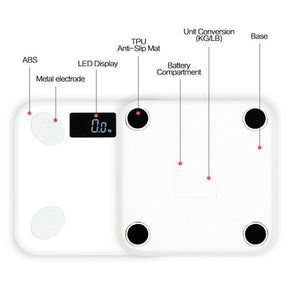 BILANCIA PESAPERSONE DIGITALE BLUETOOTH ELETTRONICA VETRO PORTATA 180 KG B24
