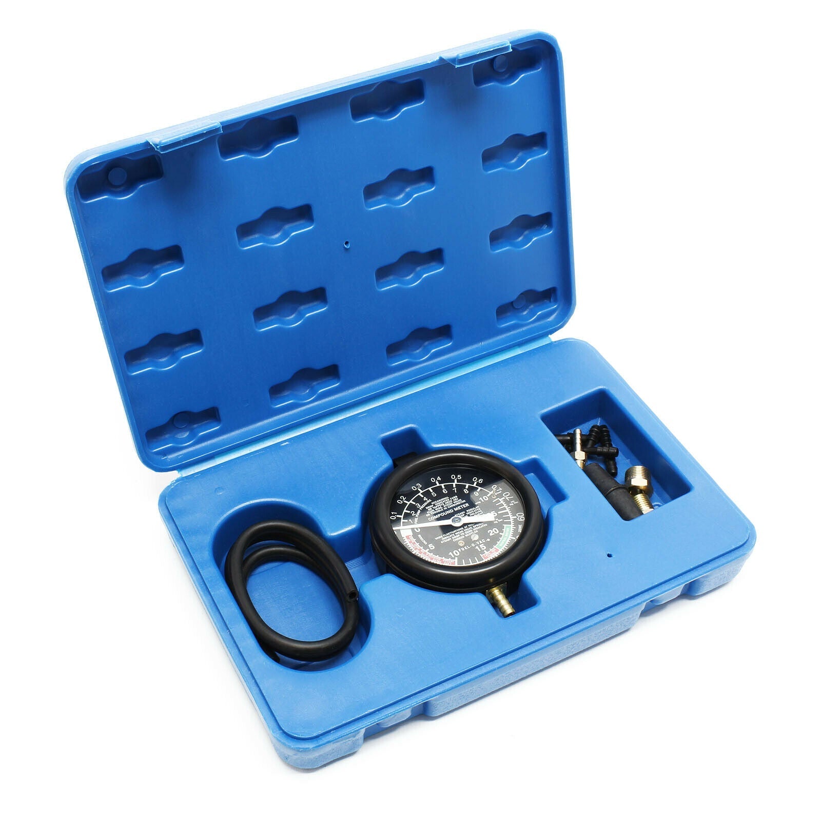 Il tester del vuoto controlla la pompa del vuoto benzina carburante garage per automobili 16_0002876